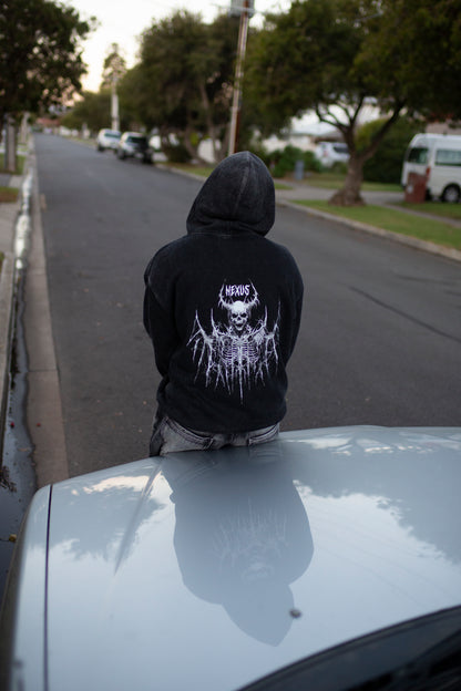 Nexus Void Hoodie Vintage Black